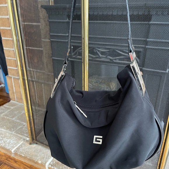 G adjustable black shoulder bag purse - Picture 2 of 9
